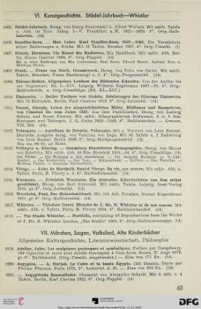VII. Märchen, Sagen, Volkslied, Alte Kinderbücher (Nr. 1019-1337)
