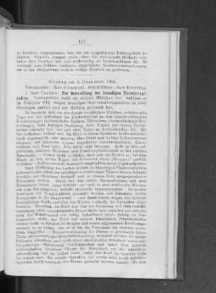 Sitzung am 2. Dezember 1902.