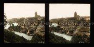 Panorama von Bern mit Fluss Aare