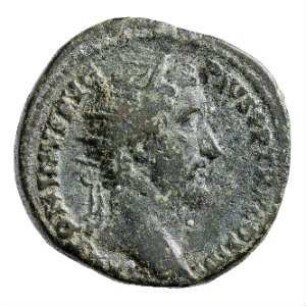 Münze, Dupondius, 145 - 161 n. Chr.