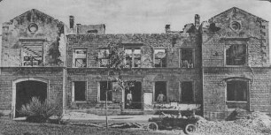 Erster Weltkrieg - "Kriegserinnerungen an Nordfrankreich und die Vogesen". "Zollhaus in Salzern" (heute: Saulxures/Dép. Bas-Rhin)