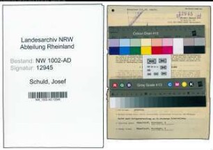 Entnazifizierung Josef Schuld, geb. 01.09.1909 (Staedt.Arbeiter)