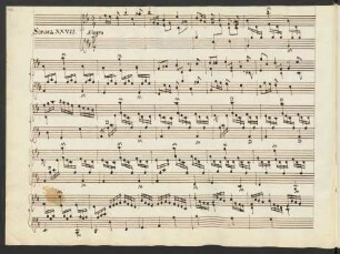 Sonaten; cemb; A-Dur; K 27; op.1/27