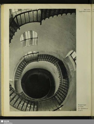 Wendeltreppe im Turm des Jagdschlosses Granitz