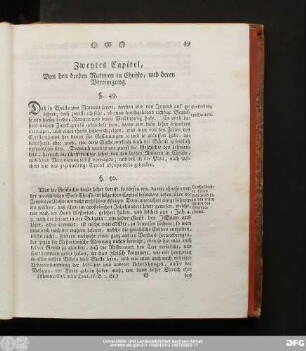 Zweytes Capitel, Von den beeden Naturen in Christo, und deren Vereinigung.