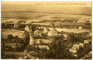 Cossebaude. Blick auf die Weinbergstraße