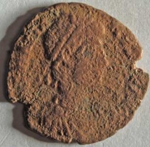 Römische Münze, Nominal Maiorina, Prägeherr Gratian, Prägeort nicht bestimmbar, Original