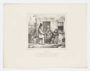 Pater und das Ehepaar Fraumont, Blatt 2 der Folge "Leben des Valentin"