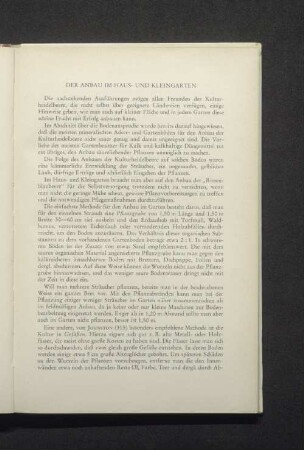 Der Anbau im Haus- und Kleingarten