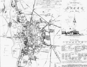 Halle (Saale), Stadtplan