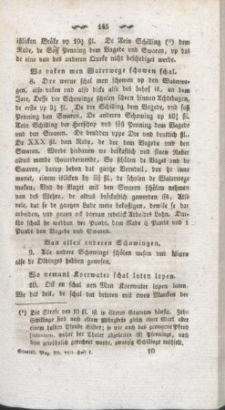 Wo vaken men Waterwege schowen schal.