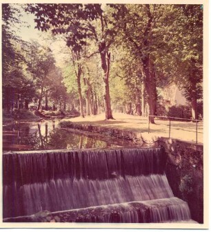 Friedrichstaler Kanal, Detmold. Allee, Blickrichtung Obere Mühle