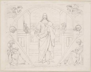 Der Kampf des Lichtes mit der Finsternis, Blatt 2: Christus als das Licht der Welt