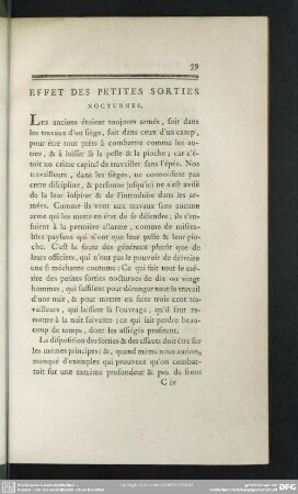Effet Des Petites Sorties Nocturnes