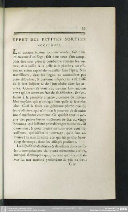 Effet Des Petites Sorties Nocturnes
