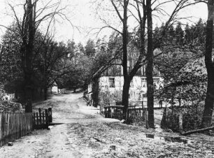 Polen, Masuren, Sorquitten, morastige Dorfstraße