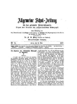 Die allgemeine oder philosophische Pädagogik der Gegenwart : (Schluß)