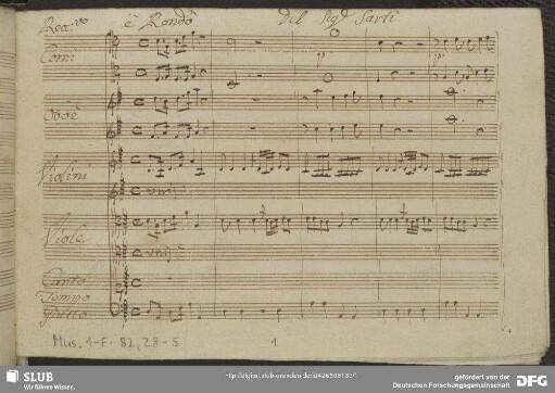 Achille in Sciro. Excerpts - Mus.1-F-82,28-5 : S, orch, b