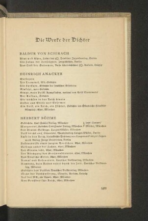 Die Werke der Dichter