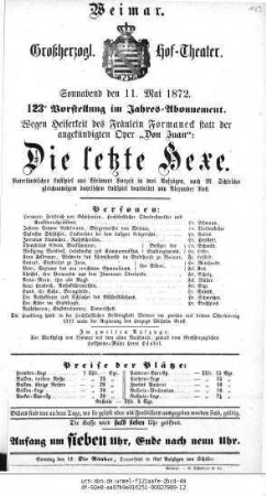 Die letzte Hexe