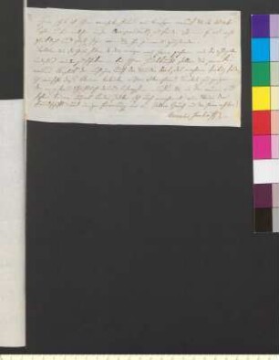 Brief von Imhoff (Helvig), Anna Amalia von an Goethe, Johann Wolfgang von