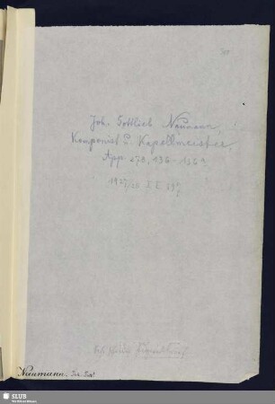 136-136a. Naumann, Johann Gottlieb
