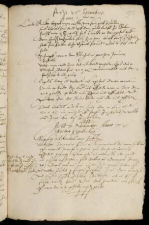 7.11.[sic]1577. Erstes Universitätsjubiläum [Winterhalbjahr 1577/1578]