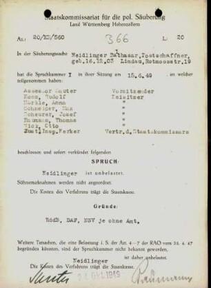 Neidlinger, Balthasar