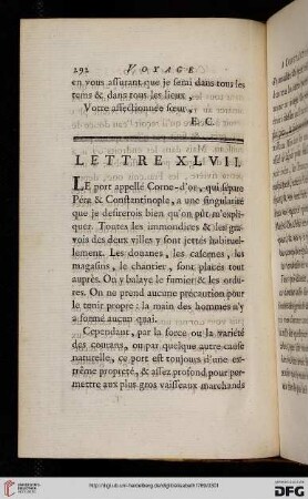 Lettre XLVII