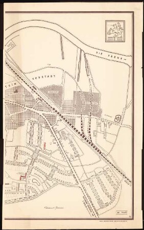 Bebauungsplan und Stadterweiterung Anklam: Grund- und Lageplan in 2 Teilen, Teil B 1:2000