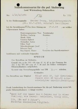 Werner, Georg