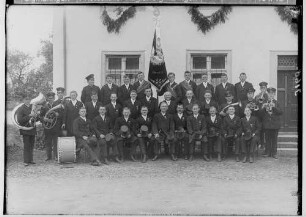 Fahnenweihe des Männergesangvereins Vilsingen 1927