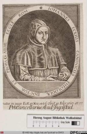Bildnis Johann Maier od. Mayer, gen. Eck