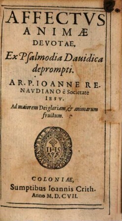 Affectus animae devotae