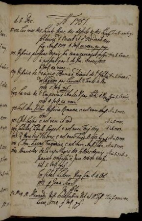 Ex Catal. Libror. Hag. Com. d. 4. Oct. 1751. p Jean Swart.