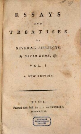 Essays and treatises on several subjects, V. 1 (1793)
