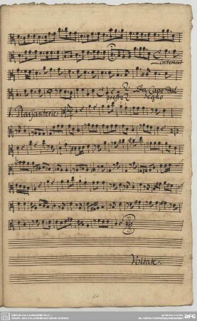 Fasch, J.F., Suiten, FWV K:a3 / Ausw.