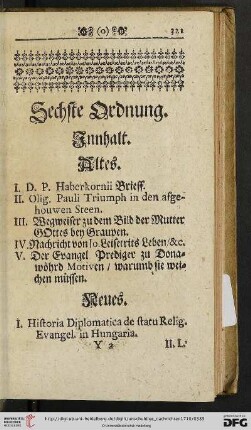Sechste Ordnung