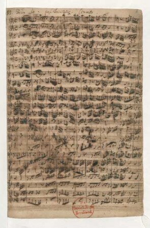 1. [Coro]: Herr, deine Augen sehen nach dem Glauben