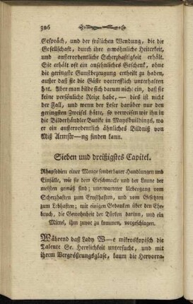 Sieben und dreißigstes Capitel.