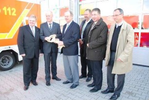 Schlüsselübergabe Rettungswache Kürten