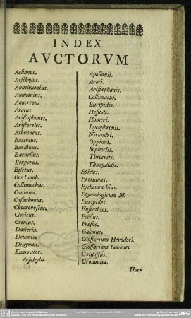 Index Auctorum
