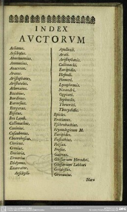 Index Auctorum