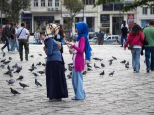 Türkei. Istanbul. An der Universität