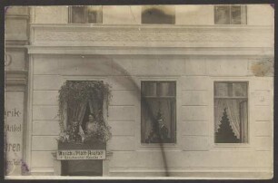 Ansichtskarte "Wasch- und Plättanstalt", Besselstraße 5