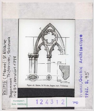 Reims: St. Nicaise, Triforium, Schema