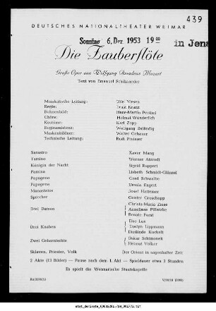 Die Zauberflöte