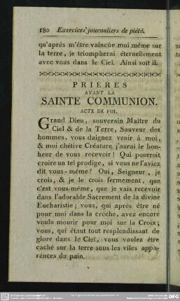 Prieres Avant La Sainte Communion