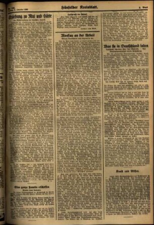 Dritte Ausgabe vom Freitag, den 09. Oktober 1936.