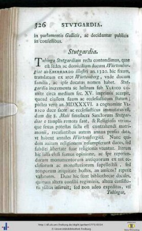 Stutgardia - Hirsaugia - Basilea